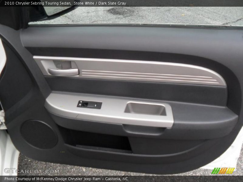 Stone White / Dark Slate Gray 2010 Chrysler Sebring Touring Sedan