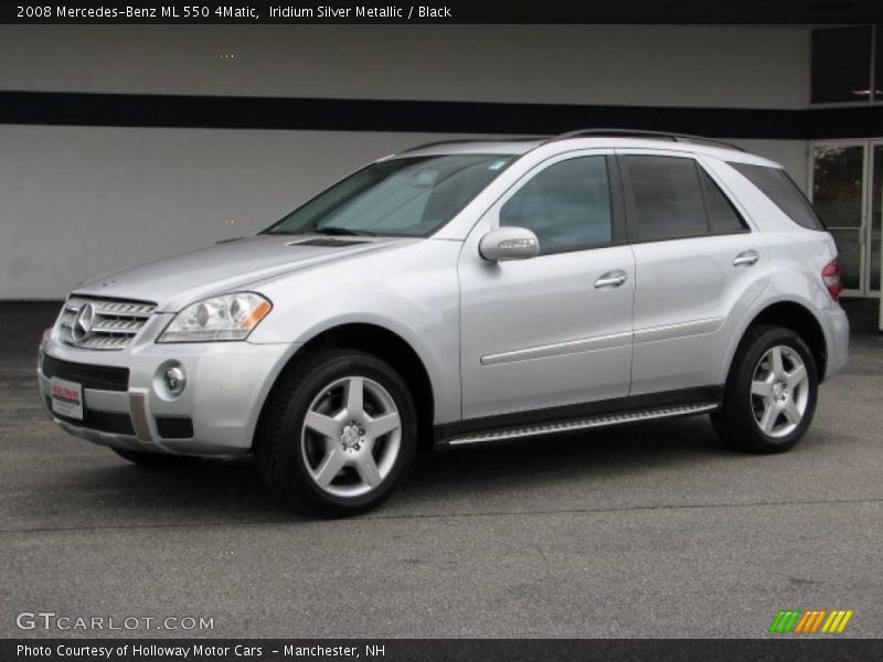 Iridium Silver Metallic / Black 2008 Mercedes-Benz ML 550 4Matic