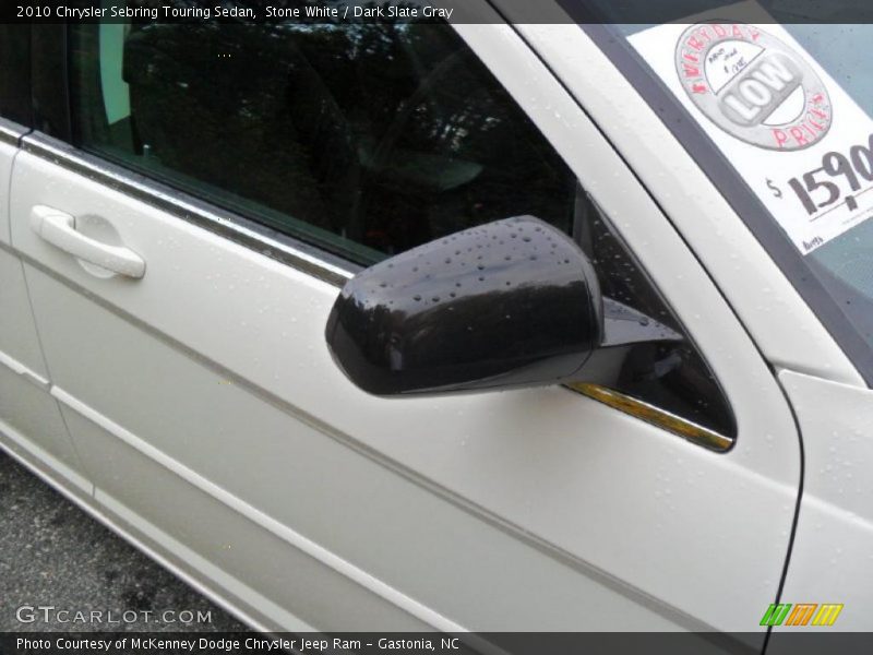 Stone White / Dark Slate Gray 2010 Chrysler Sebring Touring Sedan