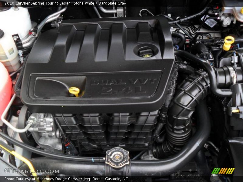 Stone White / Dark Slate Gray 2010 Chrysler Sebring Touring Sedan