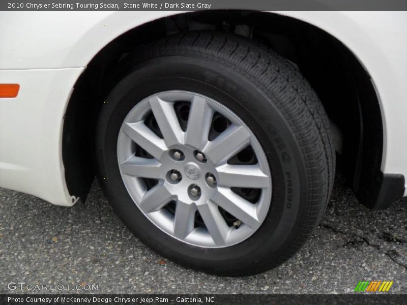 Stone White / Dark Slate Gray 2010 Chrysler Sebring Touring Sedan