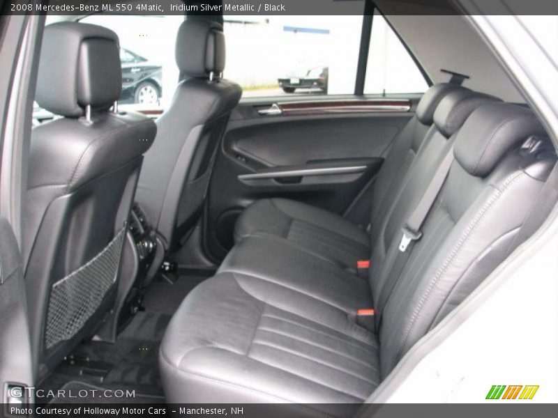 Iridium Silver Metallic / Black 2008 Mercedes-Benz ML 550 4Matic