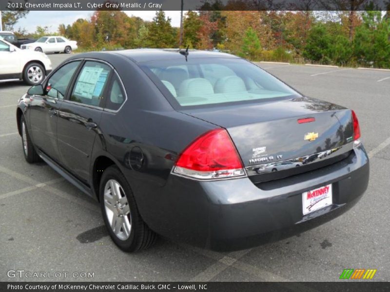 Cyber Gray Metallic / Gray 2011 Chevrolet Impala LT