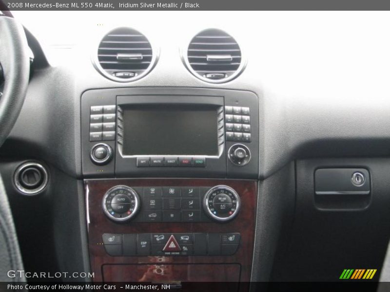 Iridium Silver Metallic / Black 2008 Mercedes-Benz ML 550 4Matic