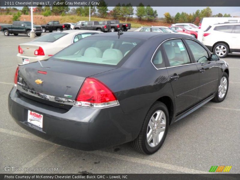 Cyber Gray Metallic / Gray 2011 Chevrolet Impala LT