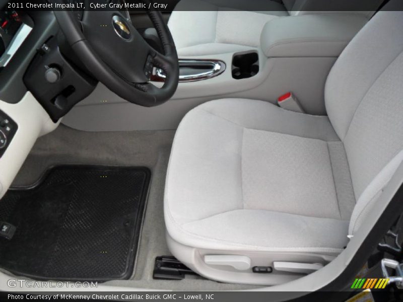 Cyber Gray Metallic / Gray 2011 Chevrolet Impala LT