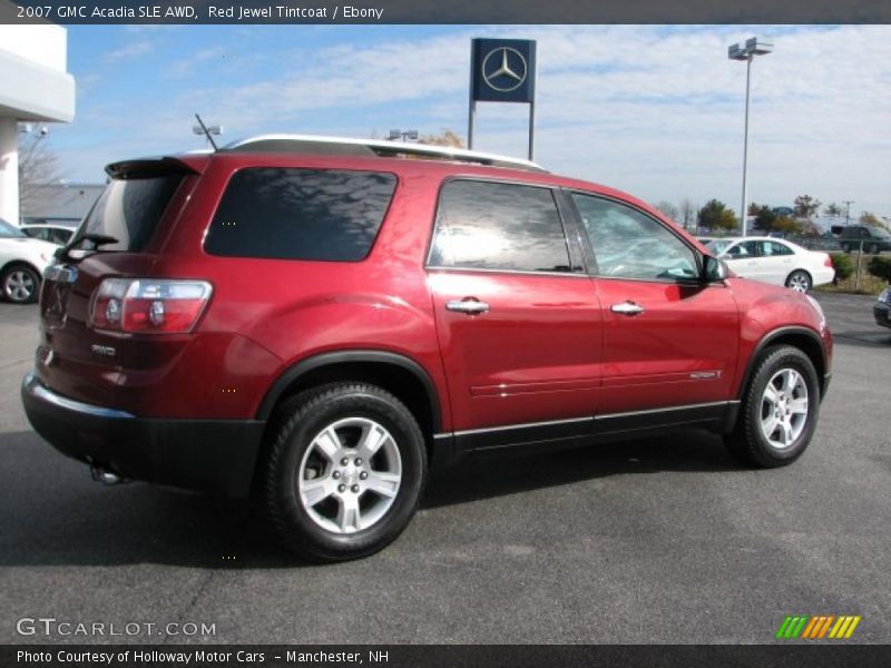 Red Jewel Tintcoat / Ebony 2007 GMC Acadia SLE AWD