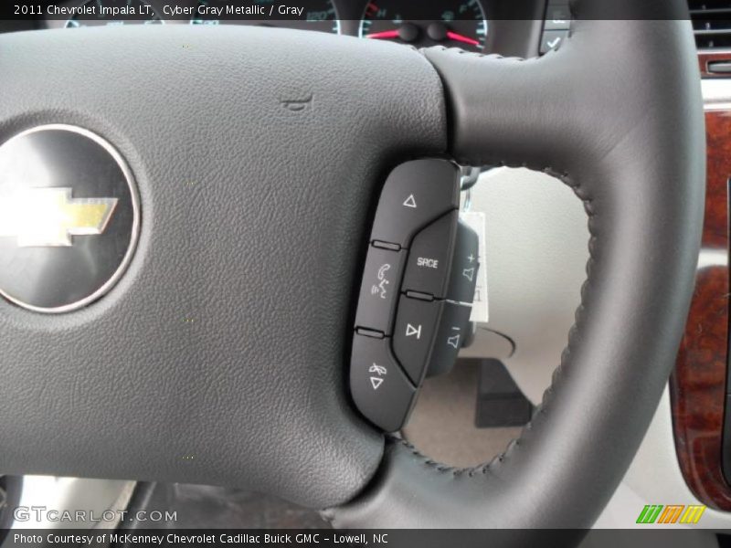 Cyber Gray Metallic / Gray 2011 Chevrolet Impala LT
