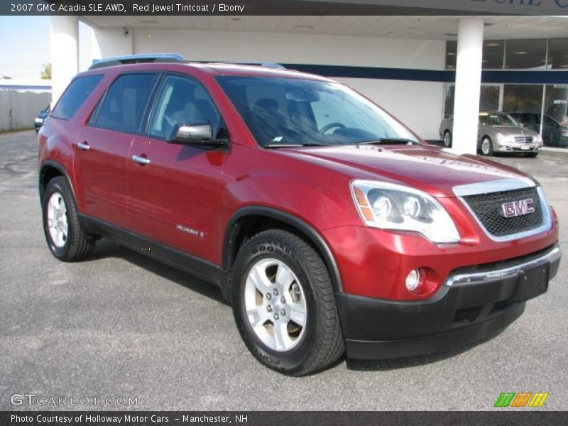 Red Jewel Tintcoat / Ebony 2007 GMC Acadia SLE AWD