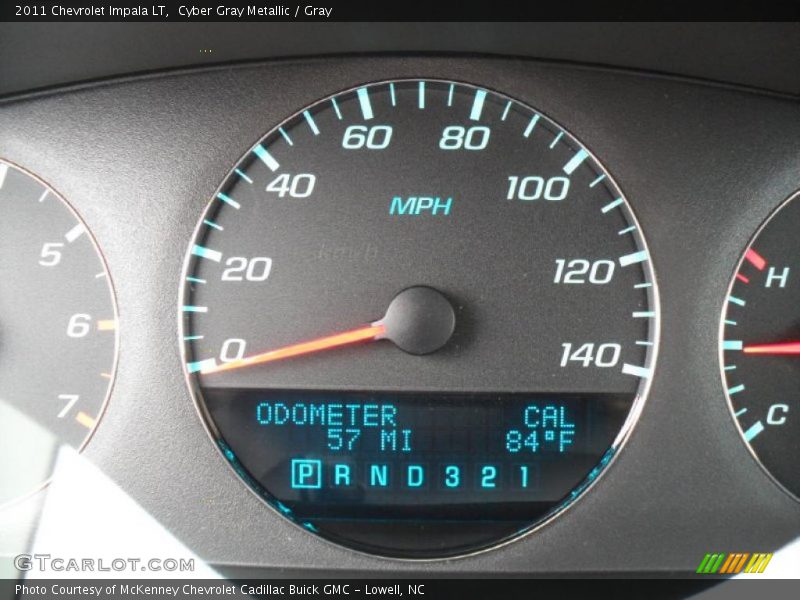 Cyber Gray Metallic / Gray 2011 Chevrolet Impala LT