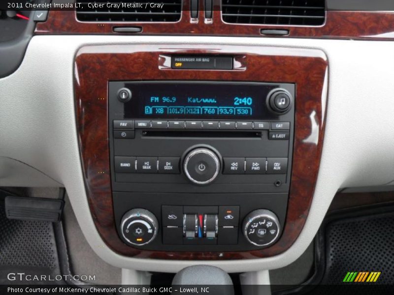 Cyber Gray Metallic / Gray 2011 Chevrolet Impala LT