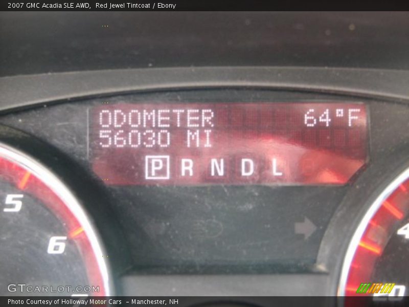 Red Jewel Tintcoat / Ebony 2007 GMC Acadia SLE AWD