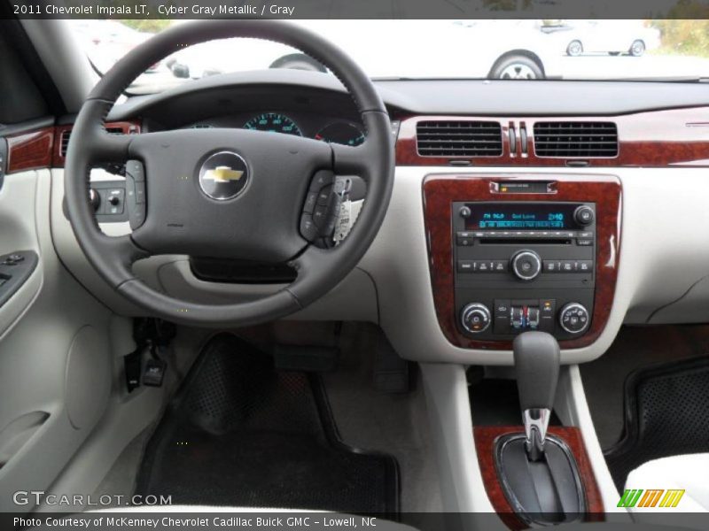 Cyber Gray Metallic / Gray 2011 Chevrolet Impala LT