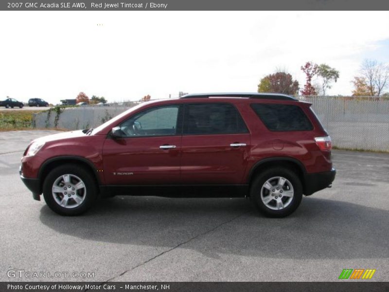 Red Jewel Tintcoat / Ebony 2007 GMC Acadia SLE AWD