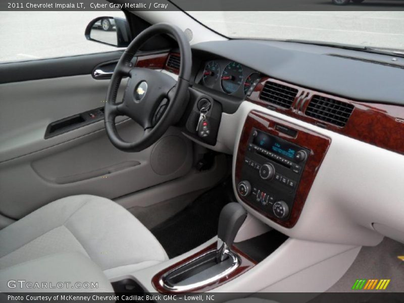 Cyber Gray Metallic / Gray 2011 Chevrolet Impala LT