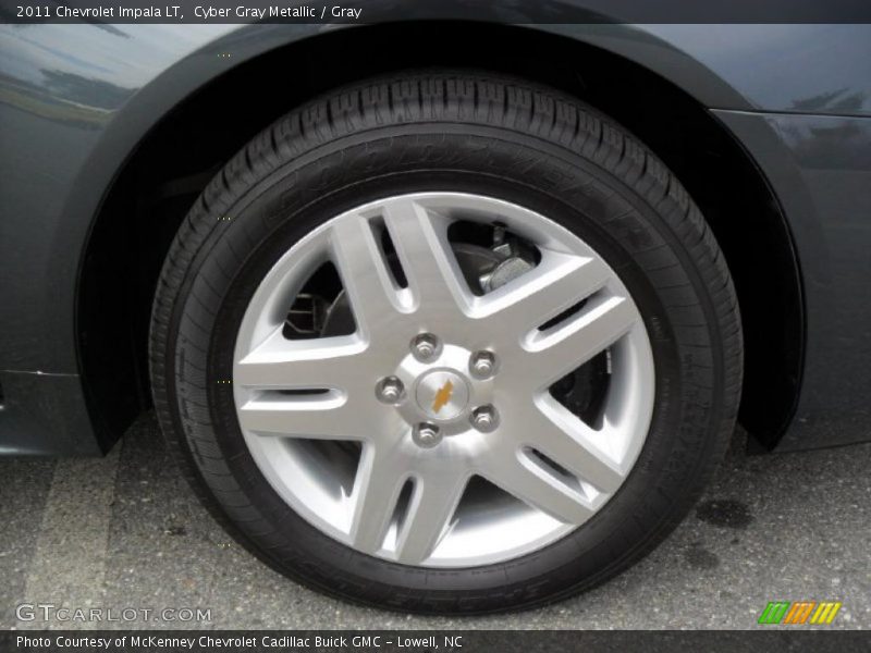 Cyber Gray Metallic / Gray 2011 Chevrolet Impala LT