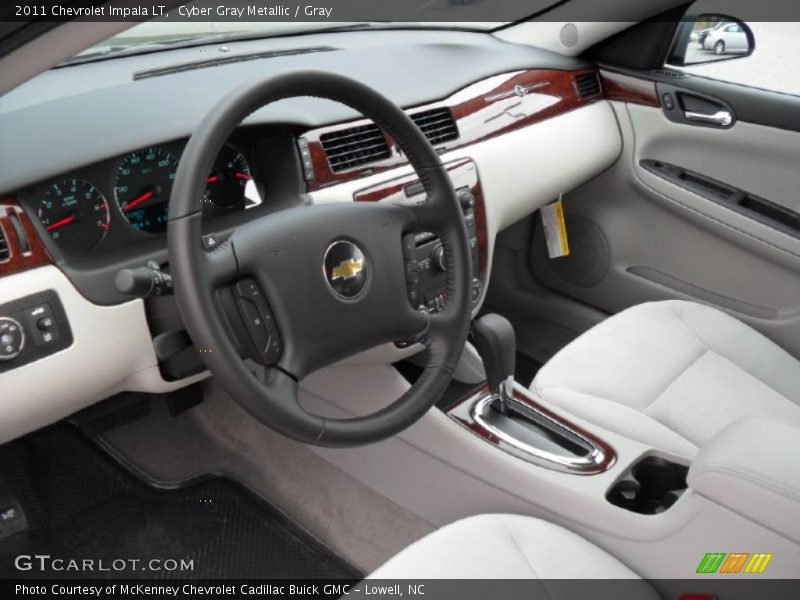 Cyber Gray Metallic / Gray 2011 Chevrolet Impala LT
