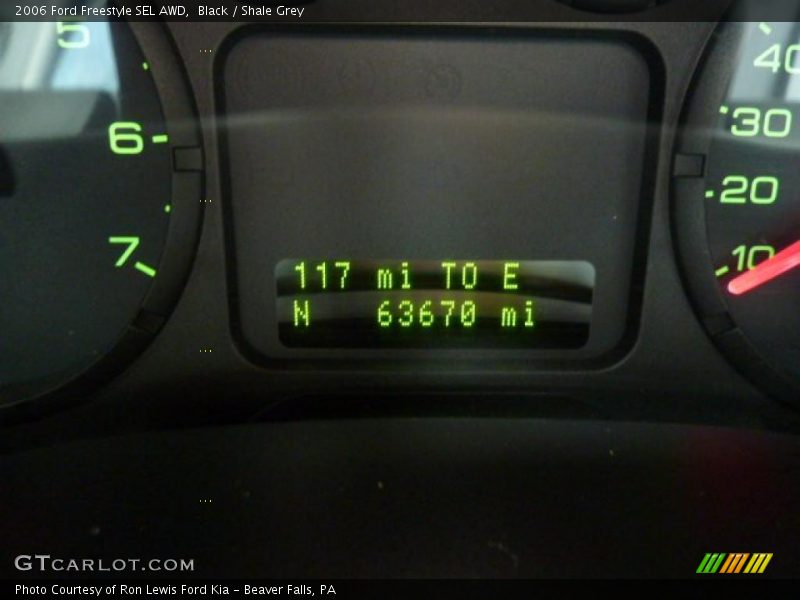 Black / Shale Grey 2006 Ford Freestyle SEL AWD