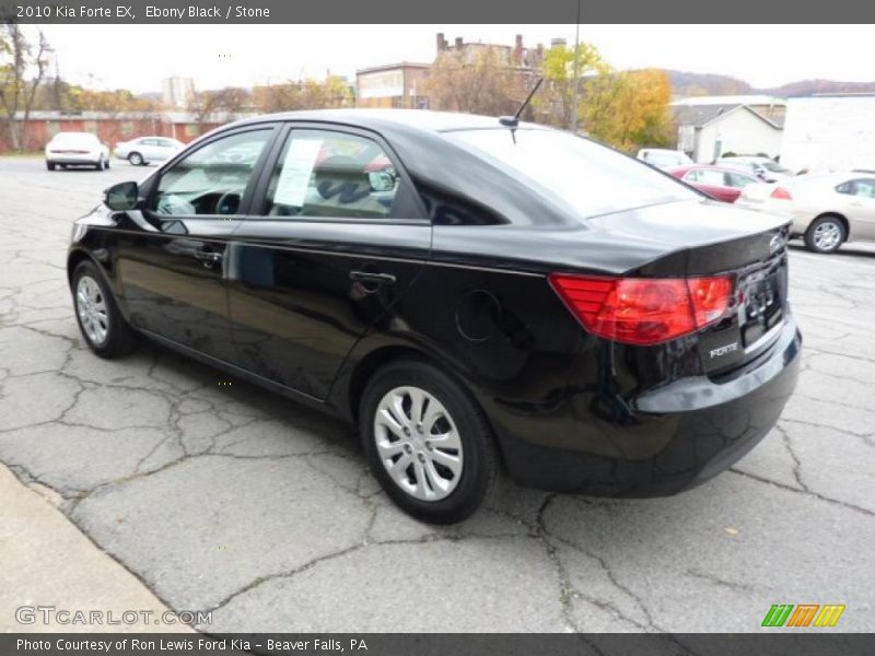 Ebony Black / Stone 2010 Kia Forte EX