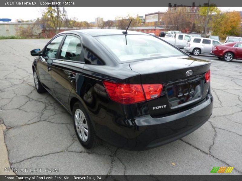 Ebony Black / Stone 2010 Kia Forte EX