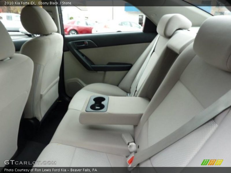 Ebony Black / Stone 2010 Kia Forte EX