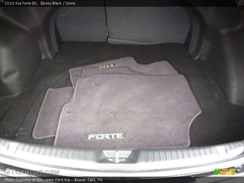 Ebony Black / Stone 2010 Kia Forte EX