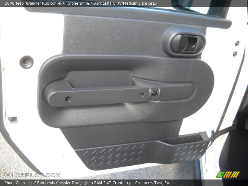 Stone White / Dark Slate Gray/Medium Slate Gray 2008 Jeep Wrangler Rubicon 4x4