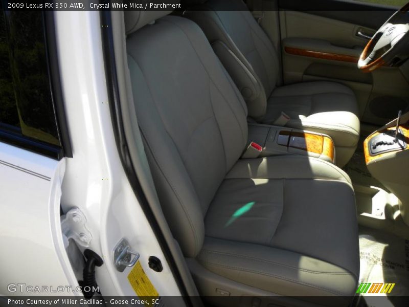 Crystal White Mica / Parchment 2009 Lexus RX 350 AWD