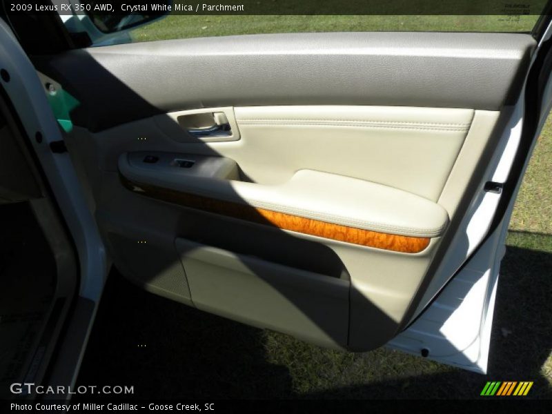 Crystal White Mica / Parchment 2009 Lexus RX 350 AWD