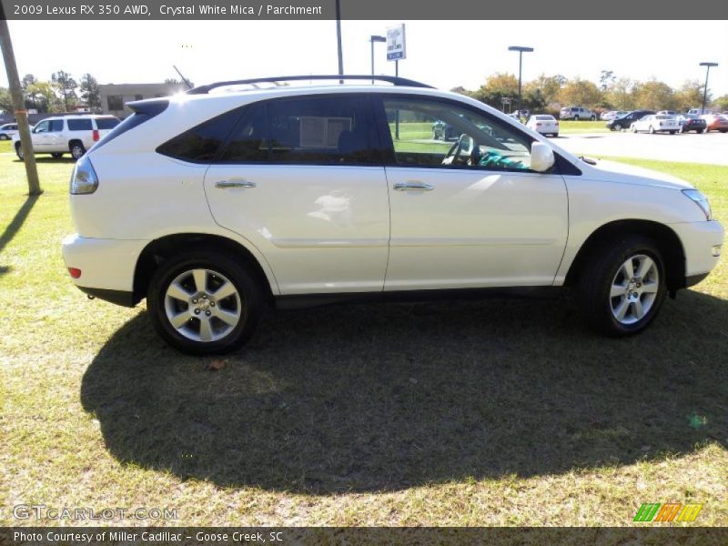 Crystal White Mica / Parchment 2009 Lexus RX 350 AWD