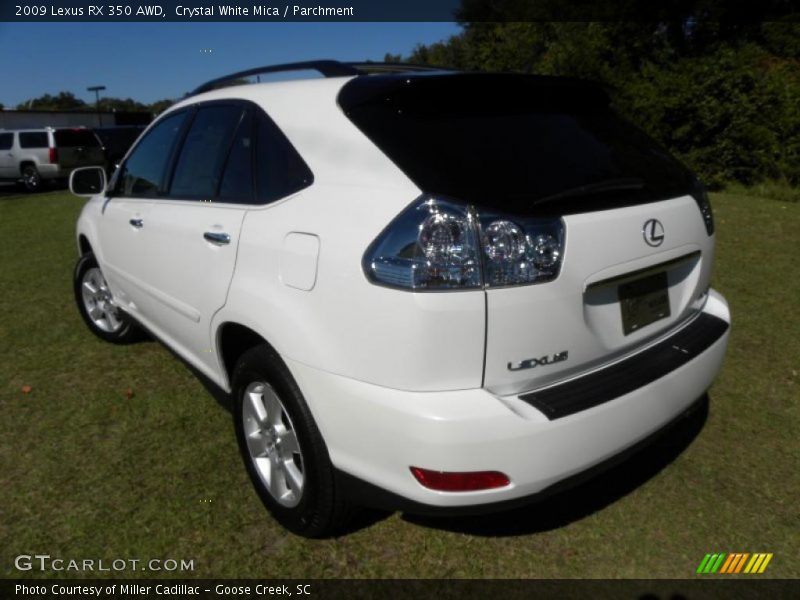 Crystal White Mica / Parchment 2009 Lexus RX 350 AWD