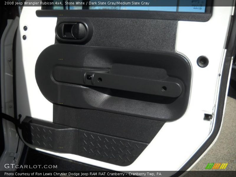 Stone White / Dark Slate Gray/Medium Slate Gray 2008 Jeep Wrangler Rubicon 4x4