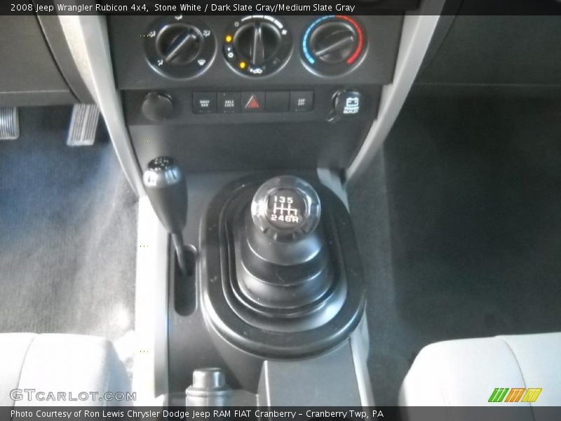  2008 Wrangler Rubicon 4x4 6 Speed Manual Shifter
