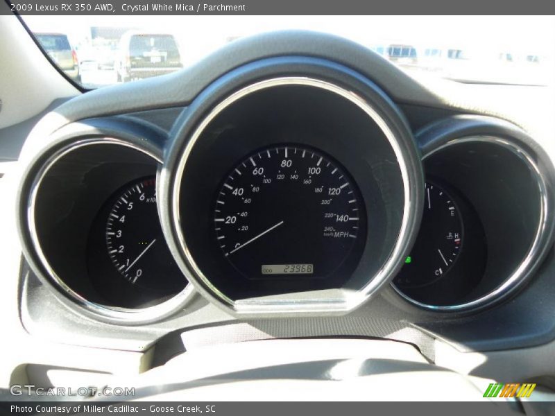 Crystal White Mica / Parchment 2009 Lexus RX 350 AWD