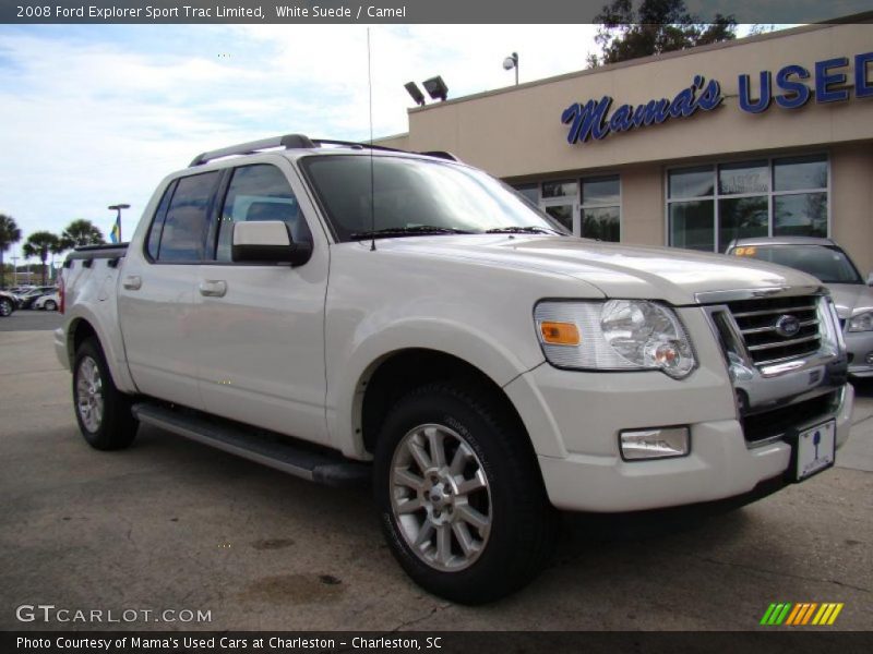 White Suede / Camel 2008 Ford Explorer Sport Trac Limited