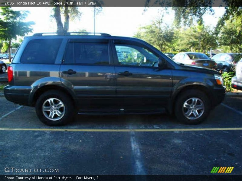 Sage Brush Pearl / Gray 2005 Honda Pilot EX 4WD