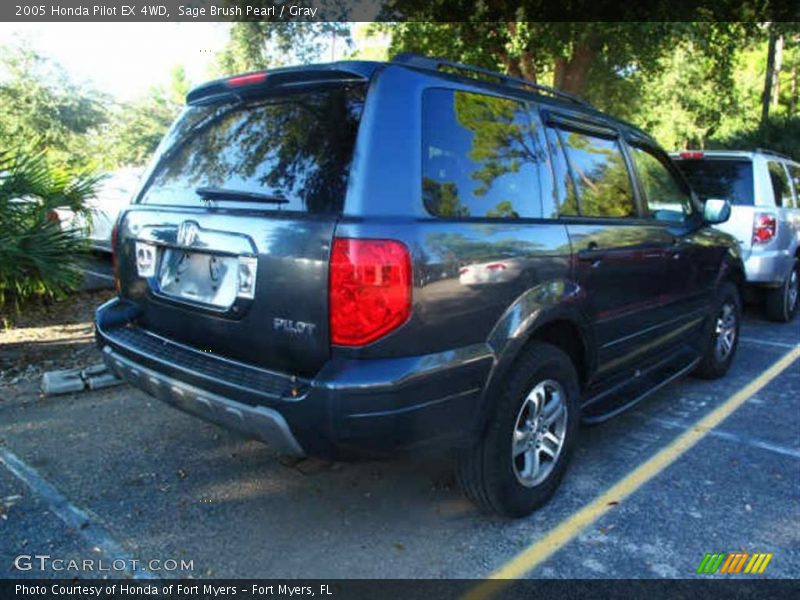 Sage Brush Pearl / Gray 2005 Honda Pilot EX 4WD