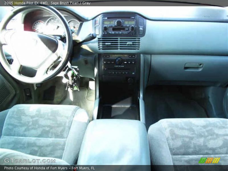 Sage Brush Pearl / Gray 2005 Honda Pilot EX 4WD