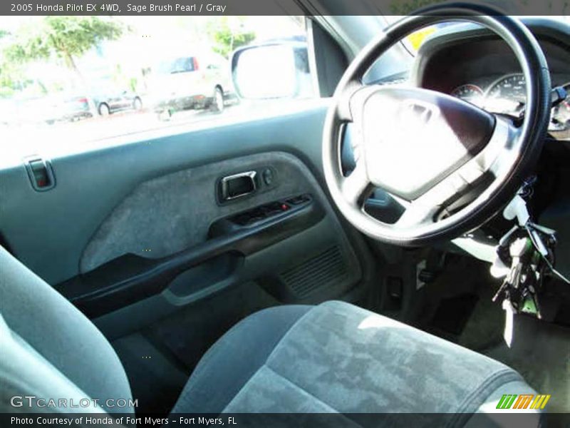 Sage Brush Pearl / Gray 2005 Honda Pilot EX 4WD