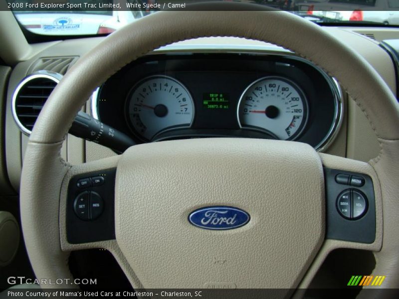 White Suede / Camel 2008 Ford Explorer Sport Trac Limited