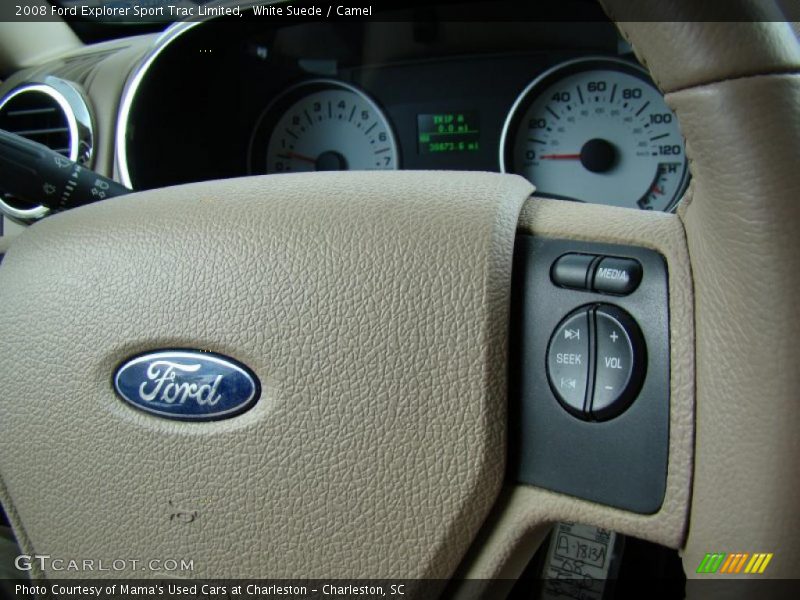 White Suede / Camel 2008 Ford Explorer Sport Trac Limited
