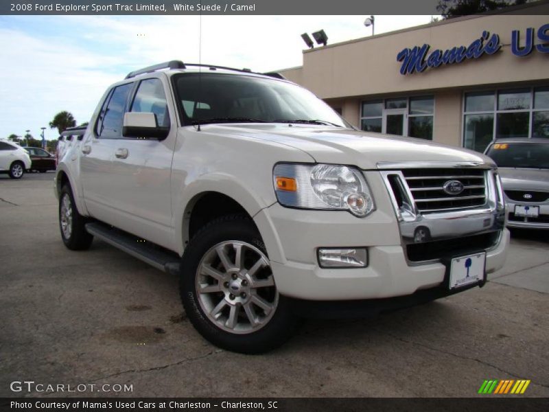 White Suede / Camel 2008 Ford Explorer Sport Trac Limited