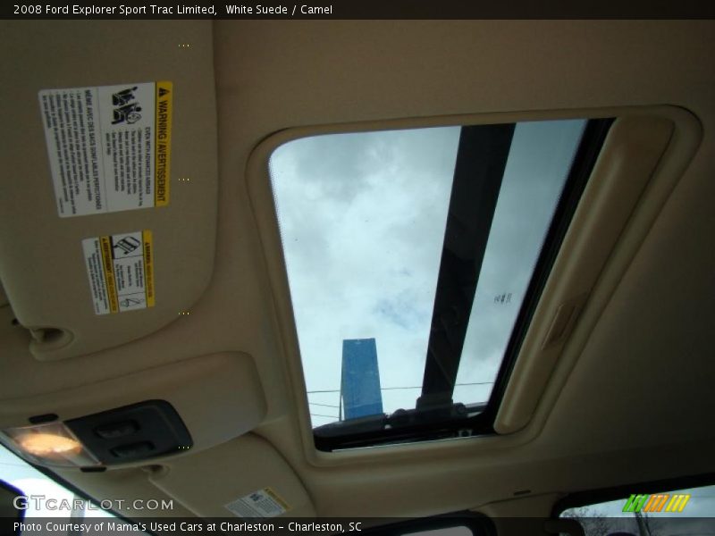 Sunroof of 2008 Explorer Sport Trac Limited