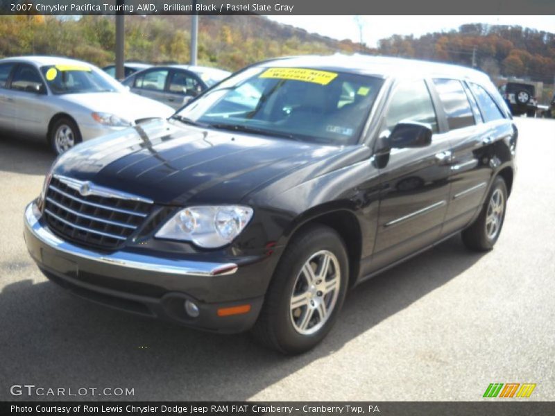 Brilliant Black / Pastel Slate Gray 2007 Chrysler Pacifica Touring AWD