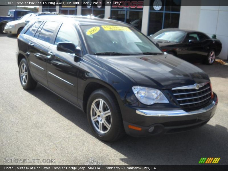 Brilliant Black / Pastel Slate Gray 2007 Chrysler Pacifica Touring AWD
