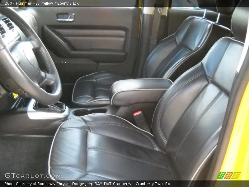 Yellow / Ebony Black 2007 Hummer H3