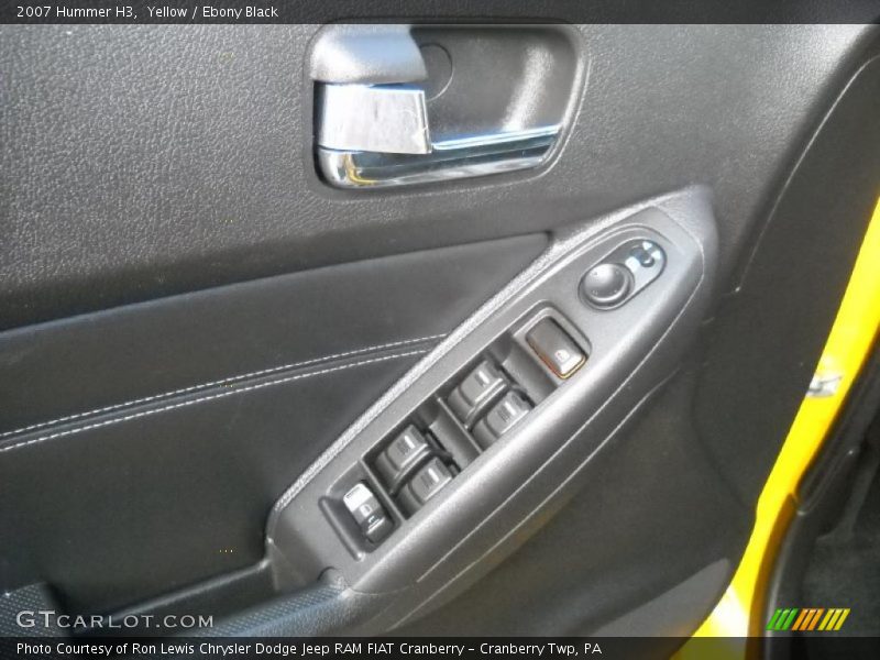 Yellow / Ebony Black 2007 Hummer H3