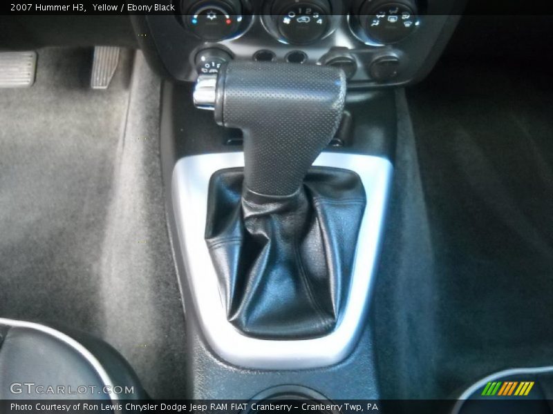 Yellow / Ebony Black 2007 Hummer H3