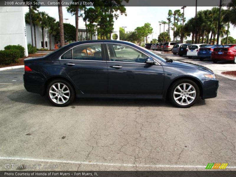 Carbon Gray Pearl / Ebony 2008 Acura TSX Sedan