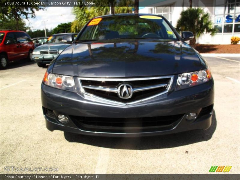 Carbon Gray Pearl / Ebony 2008 Acura TSX Sedan